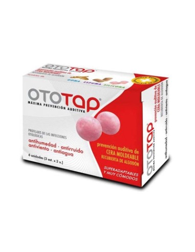 TAPONES OIDOS OTO TAP CERA 6 UNIDADES
