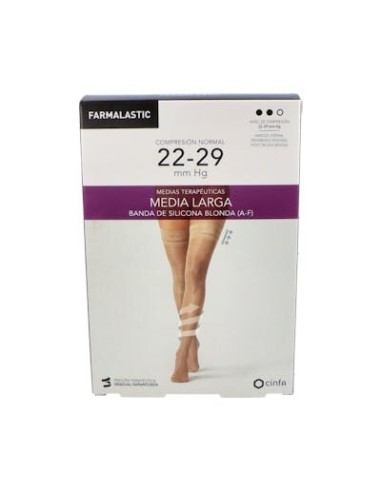 MEDIA LARGA FARMALASTIC CAPUCHINO MEDIAN