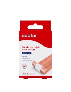 ACOFAR TIRITAS POROSO C PIEL 10X6CM 10U