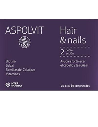 ASPOLVIT HAIR NAILS 60 COMPRIMIDOS