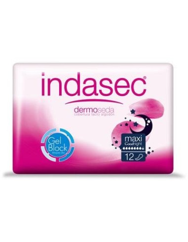 INDASEC MAXI GOOD NIGHT 12 UNIDADES