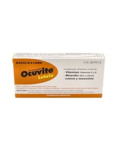 OCUVITE LUTEIN 60 COMPRIMIDOS