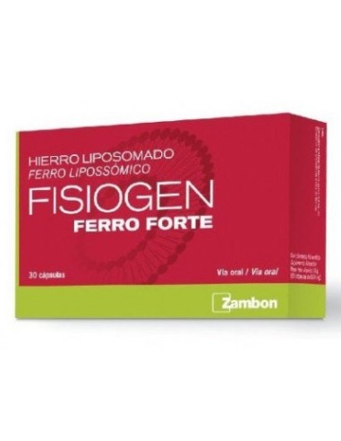 FISIOGEN FERRO FORTE 30 CAPSULAS