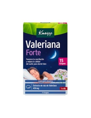 KNEIPP VALERIANA FORTE 15 GRAGEAS