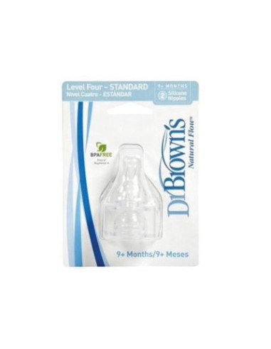 DR BROWN´S TETINA COMILONES SILIC 2U 4N