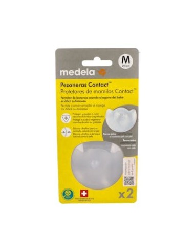 MEDELA PEZONERAS T/ M 20 MM 2 UD
