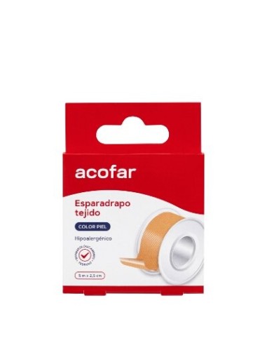 ACOFAR ESPARADRAPO TEJIDO PIEL 5X2,5CM