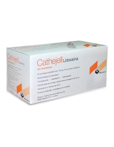 CATHEJELL GEL C/LIDOCAINA 12,5 G 25 UD