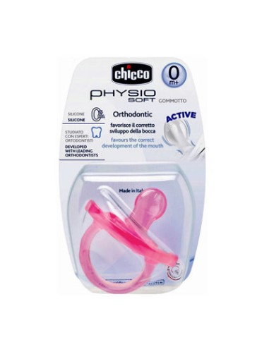 Chicco Chupete Physio Soft Rosa 2-6M 1ud