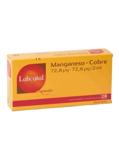 LABCATAL 12 MANGANESO-COBRE 28 AMPOLLAS