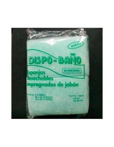 ESPONJA DISPO-BAÑO 24 UNI
