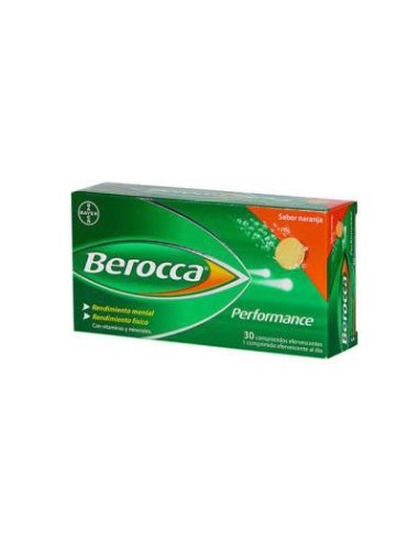 BEROCCA PERFORMANCE 30 COMP EFERV NARANJ