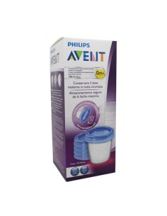 AVENT RECIP VIA LECHE MATERN 180ML 5 VAS