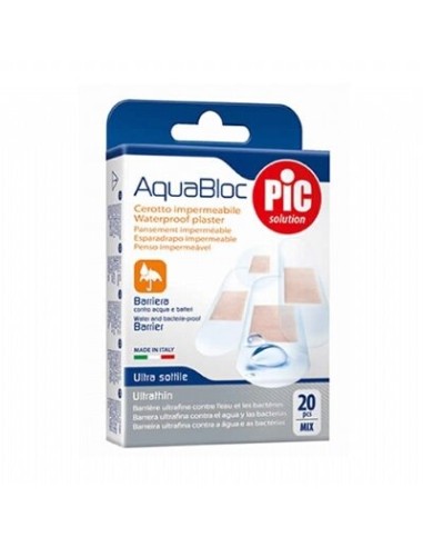 PIC AQUABLOC APOSITO ADHES SURTIDO 20 UD