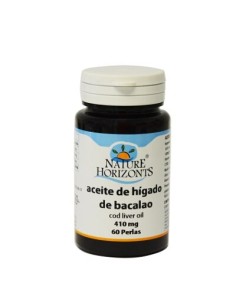 ACEITE HIGADO BACALAO 410MG 60PER NAT ES