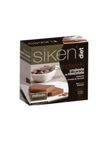SIKENDIET SANDWICH CRUJ CHOC 6 UDS