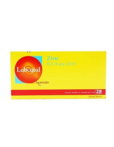 LABCATAL 18 ZINC 28 AMPOLLAS