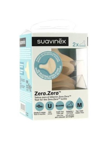 TETINA SUAVINEX SILICONA LACT MIXTA 2 UD