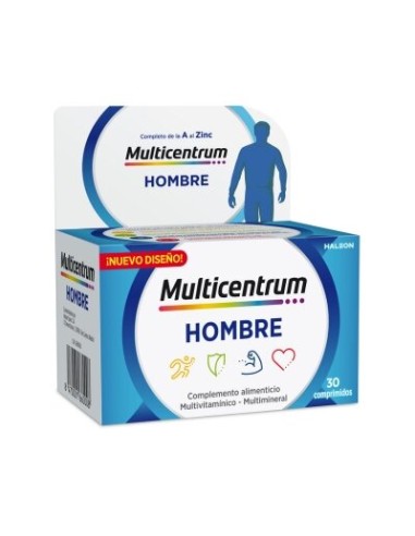 MULTICENTRUM HOMBRE 30 COMPRIMIDOS.