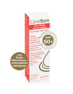 CARESUN GEL CREMA TACTO LIGERO FP50+ 50M