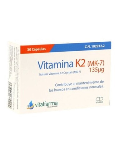 VITAMINA K2 (MK7) 30 CAPSULAS VITALFARMA