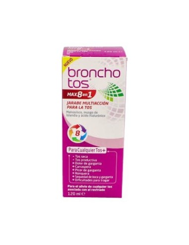 BRONCHOSTOP TOS MAX 8 EN 1 JARABE 120 ML