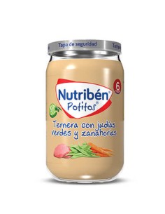 NUTRIBEN TERNERA JUDIAS ZANAHORIAS 235 G