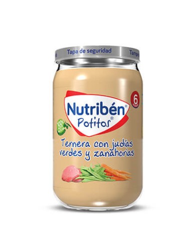 NUTRIBEN TERNERA JUDIAS ZANAHORIAS 235 G