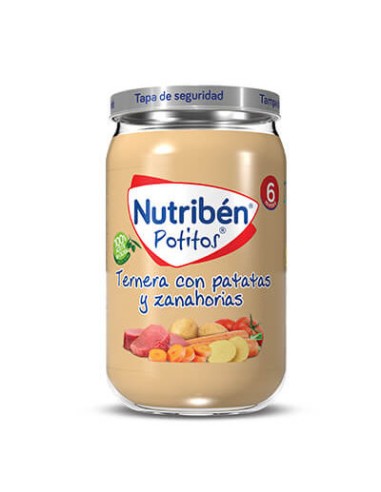 NUTRIBEN TERNERA PATATAS TOMATE 235 G