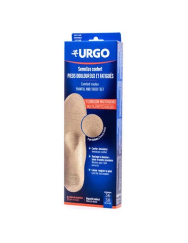 URGO PLANTILLAS CONFORT TALLA 36/38