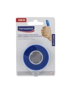 HANSAPLAST V COHESIVA DEDOS AZUL 5MX2,5C