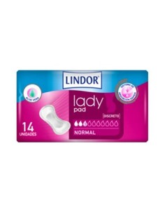 LINDOR LADY PAD NORMAL 3 GOTAS 14 UN