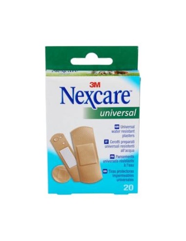 NEXCARE UNIVERSAL 20 TIRAS SURTIDAS