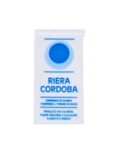 SACARINA RIERA CORDOBA 200 COMP.