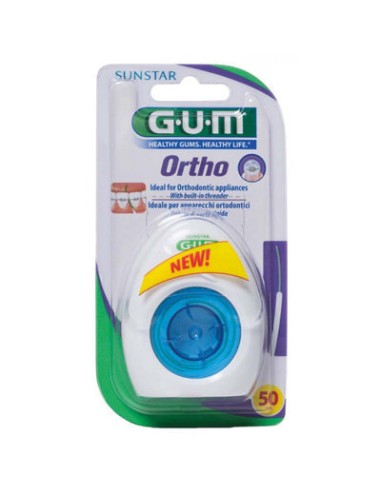 GUM 2080 ORTHO + FLOSS SEDA DENTAL