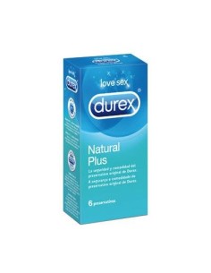 DUREX EASY ON NATURAL PLUS 6 UNID