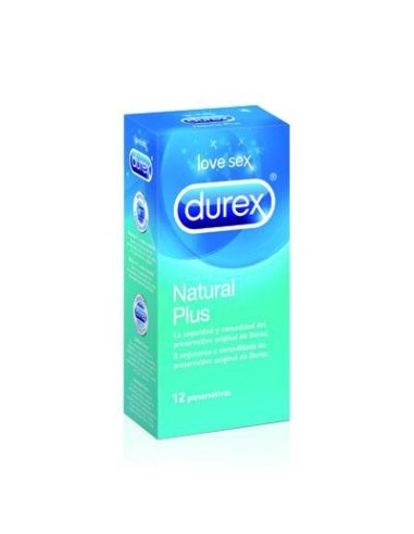 DUREX EASY ON NATURAL PLUS 12 UNID