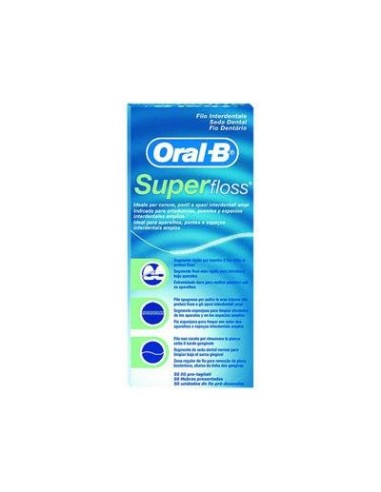ORAL-B SEDA DENTAL SUPER FLOSS 50 U.I.