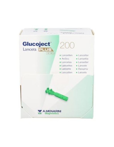 GLUCOJECT LANCETS PLUS 33G 200 LANCETAS