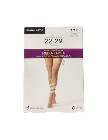 MEDIA LARGA FARMALASTIC NEGRA EXTRA GDE