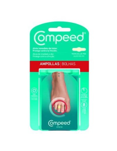 COMPEED AMPOLLAS EN DEDOS PIES 8 UND.