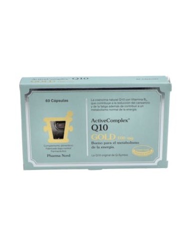 ACTIVECOMPLEX Q10 GOLD 100MG 60 CAPSULAS