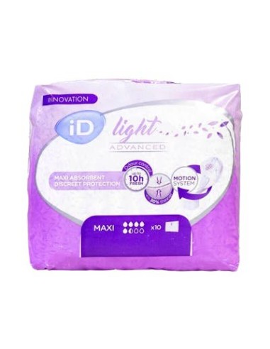 ID DISCREET LIGHT SUPER COMPRESA 10 UDS