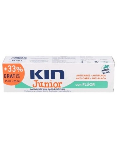 PASTA KIN JUNIOR MENTA SUAVE 75ML+25ML