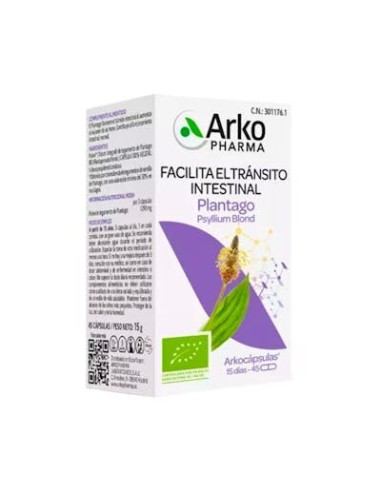 ARKOCAPSULAS PLANTAGO (MUCIVITAL)48 CAPS