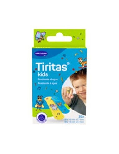 TIRITAS KIDS 20 UND. 2 TAMAÑOS