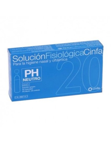 SOLUCION FISIOLOGICA CINFA 20 UNIDOSIS