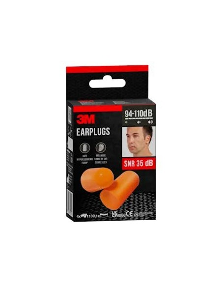 3M TAPON RUIDO REF 1100 BOLSA 4 PAR CAJA