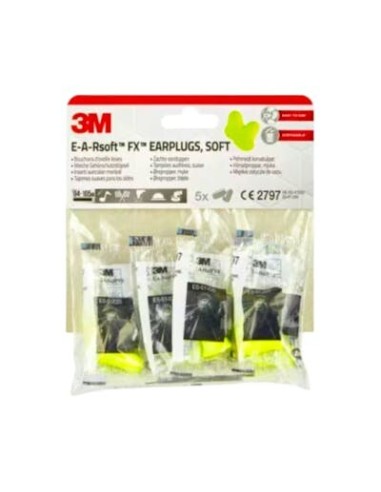 3M TAPON RUIDO DESECHABLE BOLSA 5 PARES