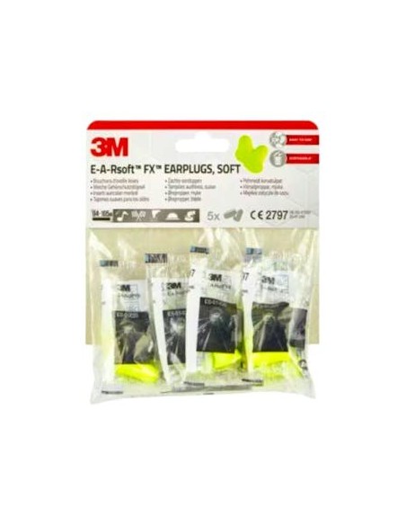 3M TAPON RUIDO DESECHABLE BOLSA 5 PARES